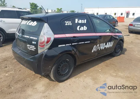 2014 Toyota Prius C Two from USA, damaged, VIN JTDKDTB31E1067603